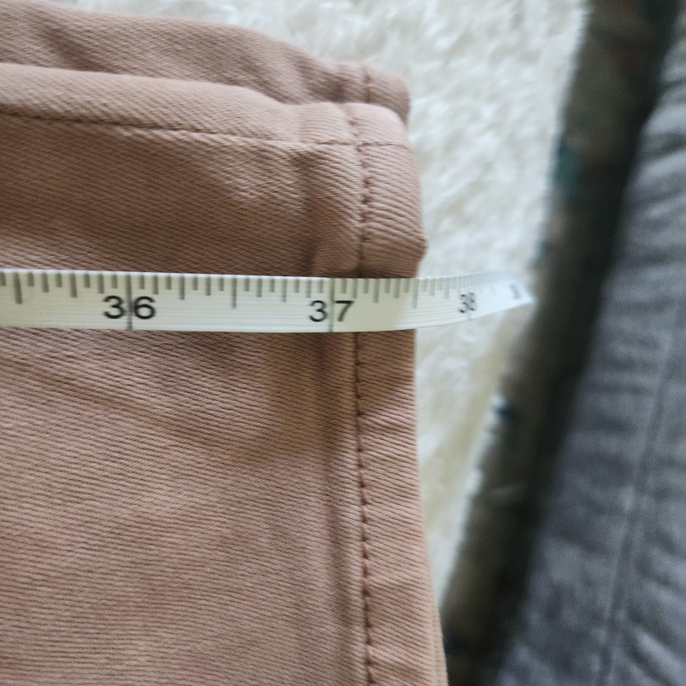 WHBM The Skinny Ankle High Rise Pants Mauve Pink Size 8 Stretch Cotton Blend - Picture 8 of 9